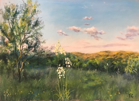 The Dusk at Salt Lake City by artist Yingying Chen